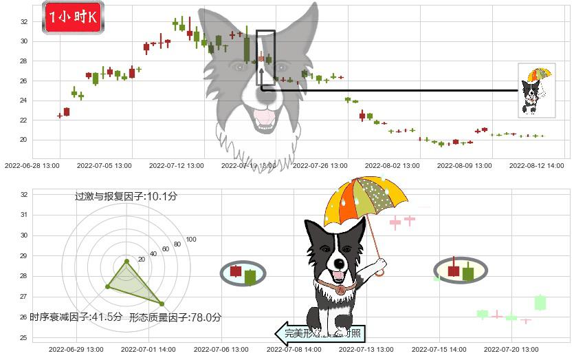 华润双鹤(sh600062)倾盆大雨K线图-阿布量化