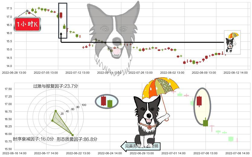 中国巨石(sh600176)倾盆大雨K线图-阿布量化