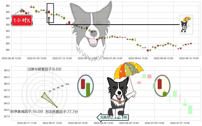 片仔癀(sh600436)倾盆大雨K线图-阿布量化