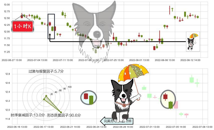 张江高科(sh600895)倾盆大雨K线图-阿布量化