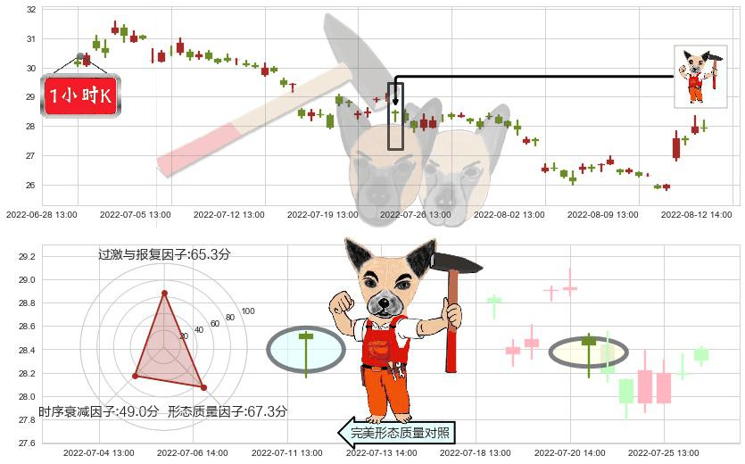 中国人寿(sh601628)锤头线（锤子线）K线图-阿布量化