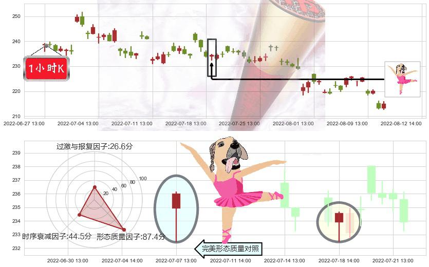 泸州老窖(sz000568)单针探底(定海神针)K线图-阿布量化