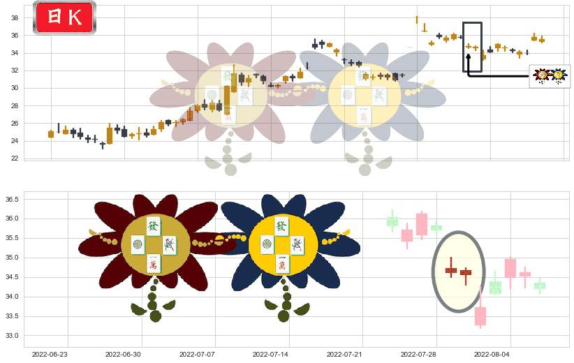 中炬高新(sh600872)低位并排阳线K线图-阿布量化