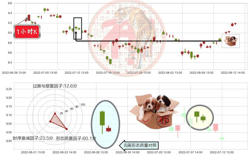紫金矿业(sh601899)底部尽头线（上山虎）K线图-阿布量化