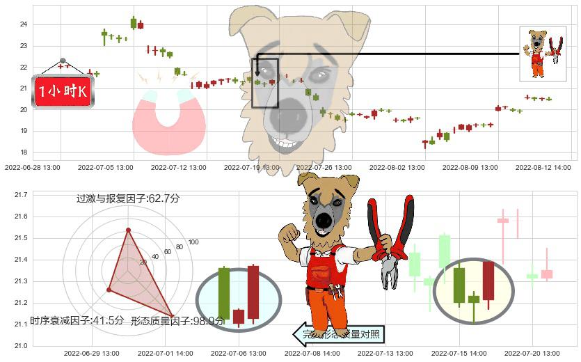 新安股份(sh600596)上涨镊子线（U形磁铁）K线图-阿布量化