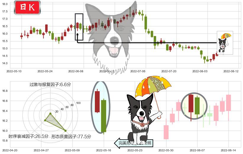 中国巨石(sh600176)倾盆大雨K线图-阿布量化