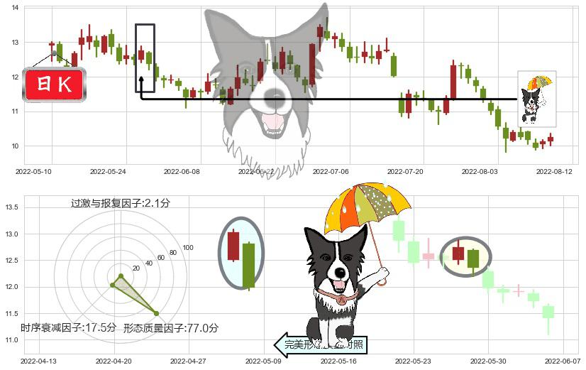 金地集团(sh600383)倾盆大雨K线图-阿布量化