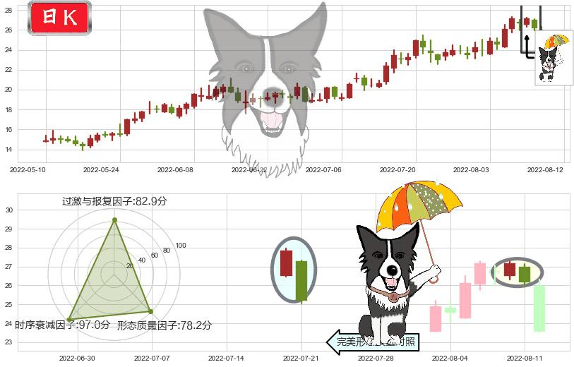 湘电股份(sh600416)倾盆大雨K线图-阿布量化