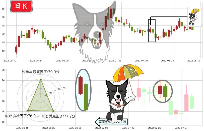 闻泰科技(sh600745)倾盆大雨K线图-阿布量化