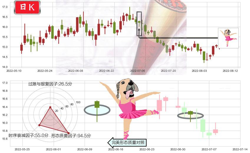 大华股份(sz002236)单针探底（定海神针）K线图-阿布量化