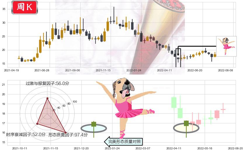 超图软件(sz300036)单针探底(定海神针)K线图-阿布量化