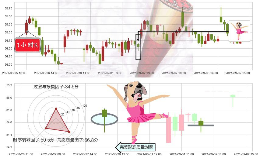 美国国际集团(usAIG)单针探底（定海神针）K线图-阿布量化