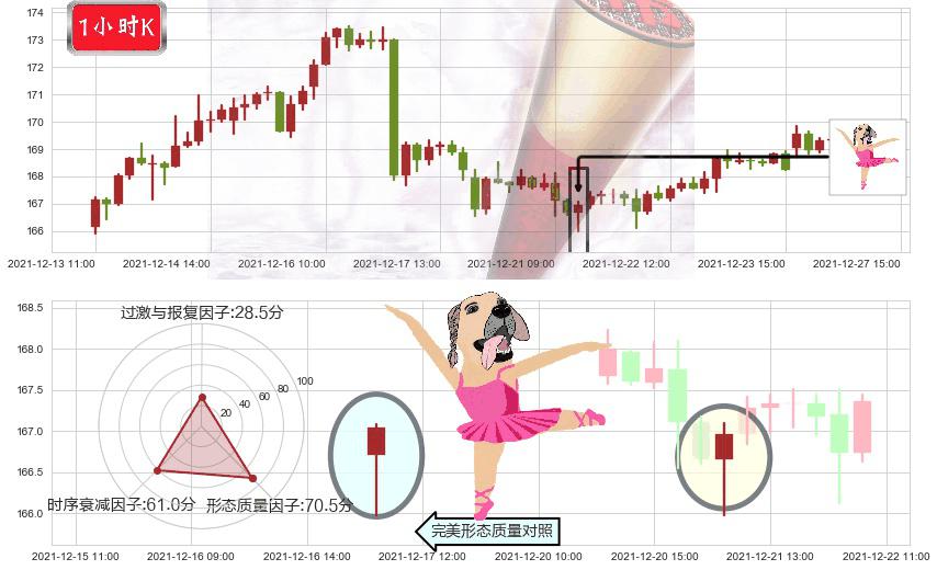 强生(usJNJ)单针探底（定海神针）K线图-阿布量化