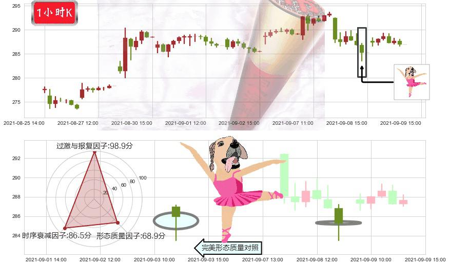 PayPal(usPYPL)单针探底（定海神针）K线图-阿布量化