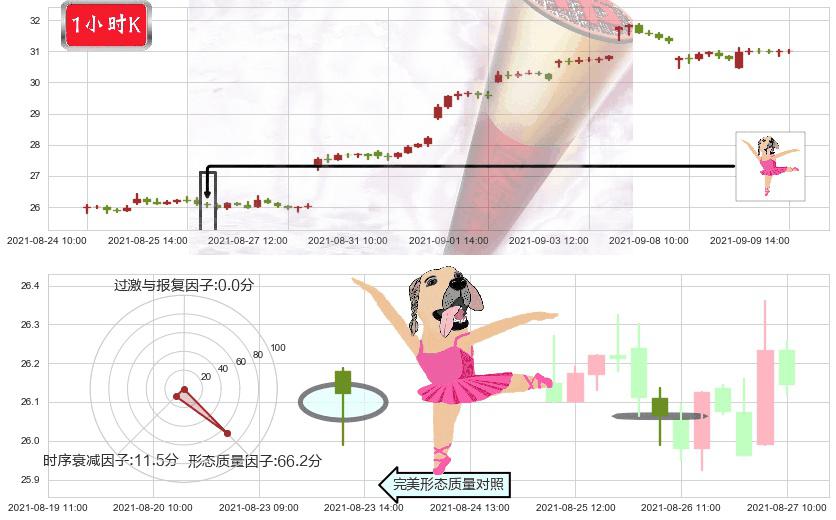 中通快递(usZTO)单针探底(定海神针)K线图-阿布量化