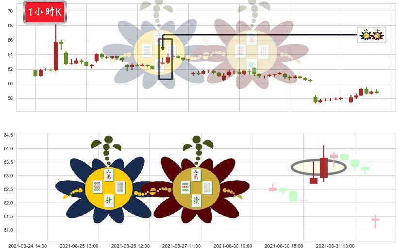 西部数据(usWDC)高位并排阳线K线图-阿布量化