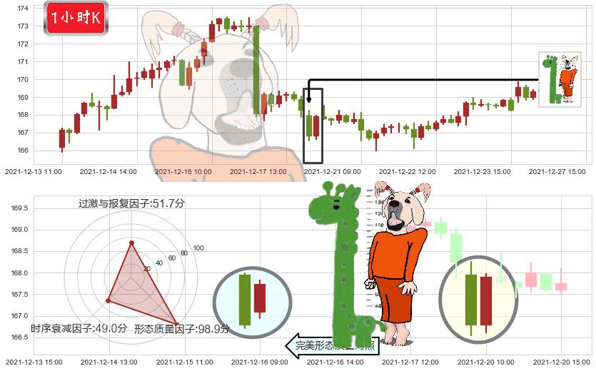 强生(usJNJ)中流砥柱形态K线图-阿布量化