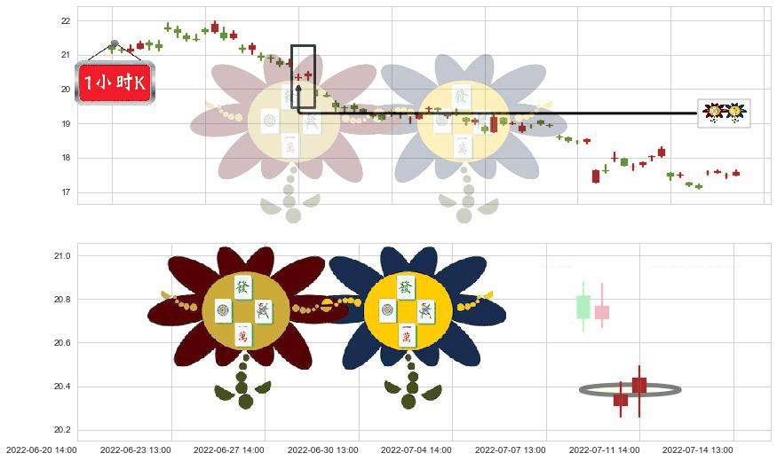 汤臣倍健(sz300146)低位并排阳线K线图-阿布量化