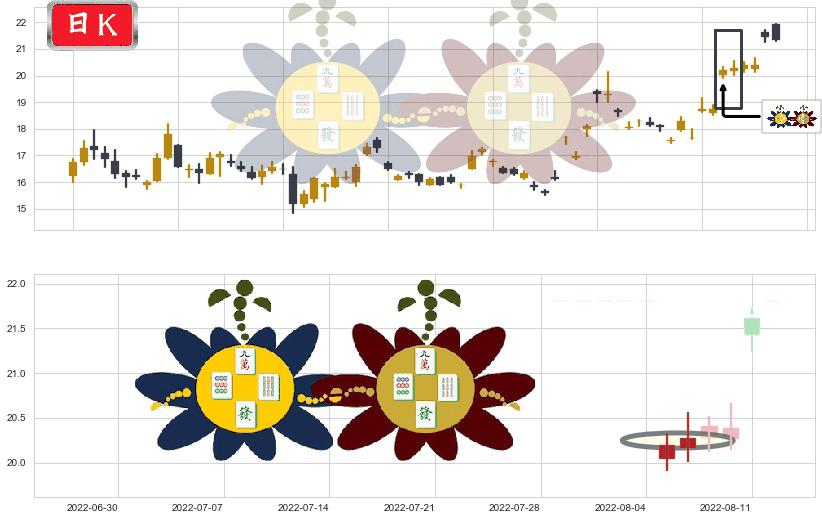 人福医药(sh600079)高位并排阳线K线图-阿布量化