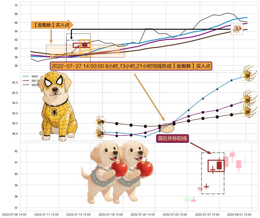 高位并排阳线 ➕ 【金蜘蛛】买入点