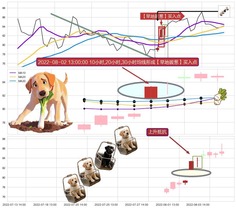 上升抵抗+上涨两颗星 | 上涨三颗星 ➕ 【旱地拔葱】买入点