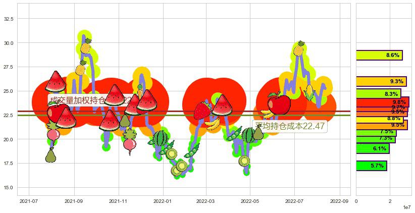 江特电机(sz002176)持仓成本图-阿布量化