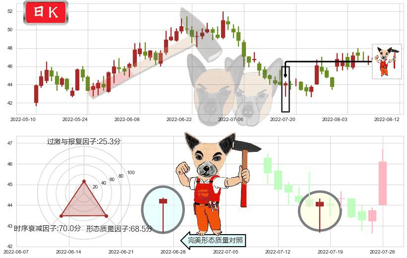 今世缘(sh603369)锤头线(锤子线)K线图-阿布量化