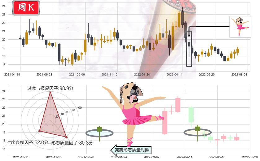 山东黄金(sh600547)单针探底（定海神针）K线图-阿布量化