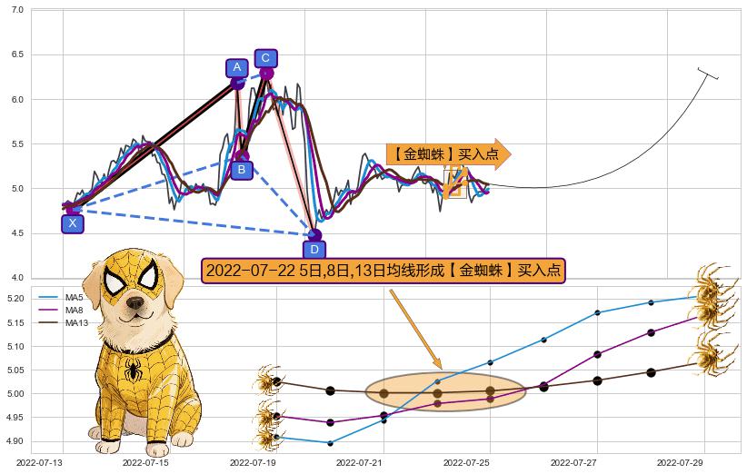 【金蜘蛛】买入点 ➕ 谐波(XABCD)