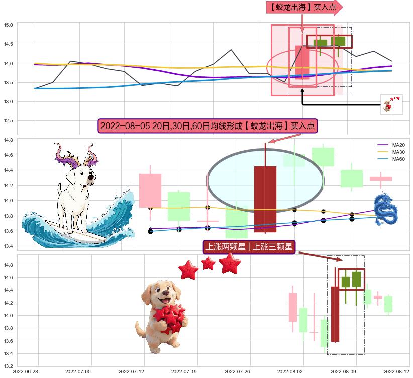 上涨两颗星 | 上涨三颗星 ➕ 【蛟龙出海】买入点