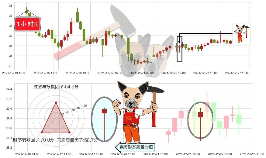 普拉格能源(usPLUG)锤头线（锤子线）K线图-阿布量化