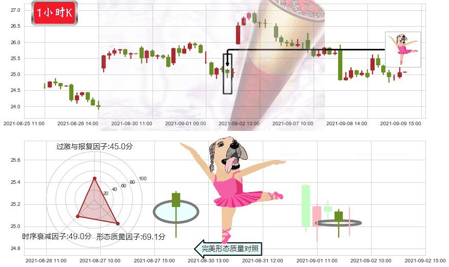 西方石油(usOXY)单针探底（定海神针）K线图-阿布量化