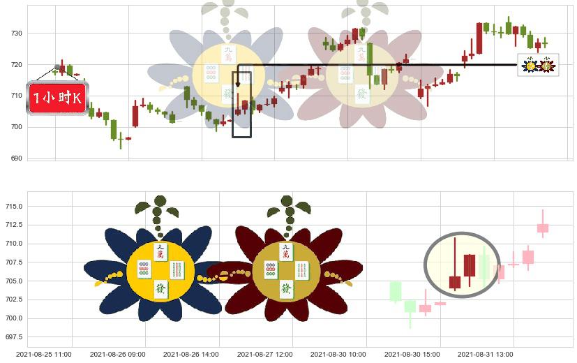 爱齐科技(usALGN)高位并排阳线K线图-阿布量化