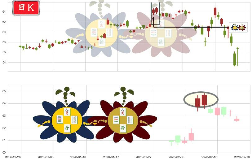 诺和诺德(usNVO)高位并排阳线K线图-阿布量化